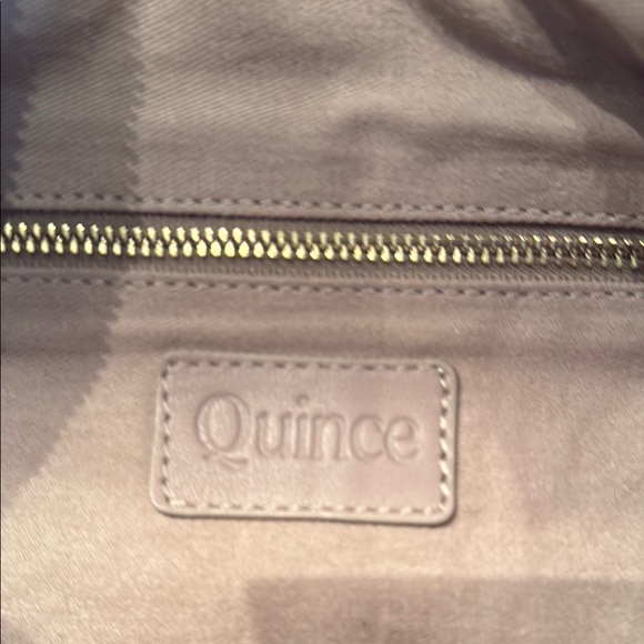 Quince Leather Shoulder Bag with Adjustable Crossbody Strap - Picture 2 of 5